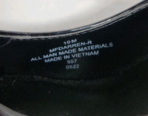 Marc Fisher Womens Heels Size 10M Black Faux Patent Leather Pump MFDarren-R - Picture 6 of 7