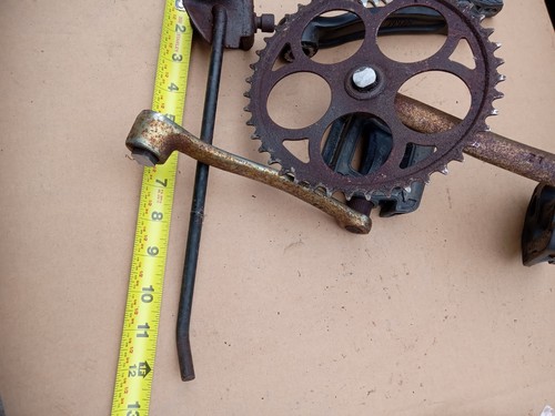 Bicycle Crankset & Skiptooth Sprocket Bike Beach Cruiser,BMX, Lowrider Part Lot - Picture 24 of 24
