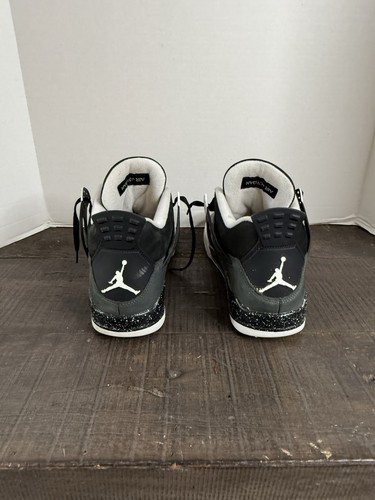 Nike Jordan 4 Retro Fear 2024 Black White Grey Men Size 11 FQ 8138-002) - Picture 9 of 18