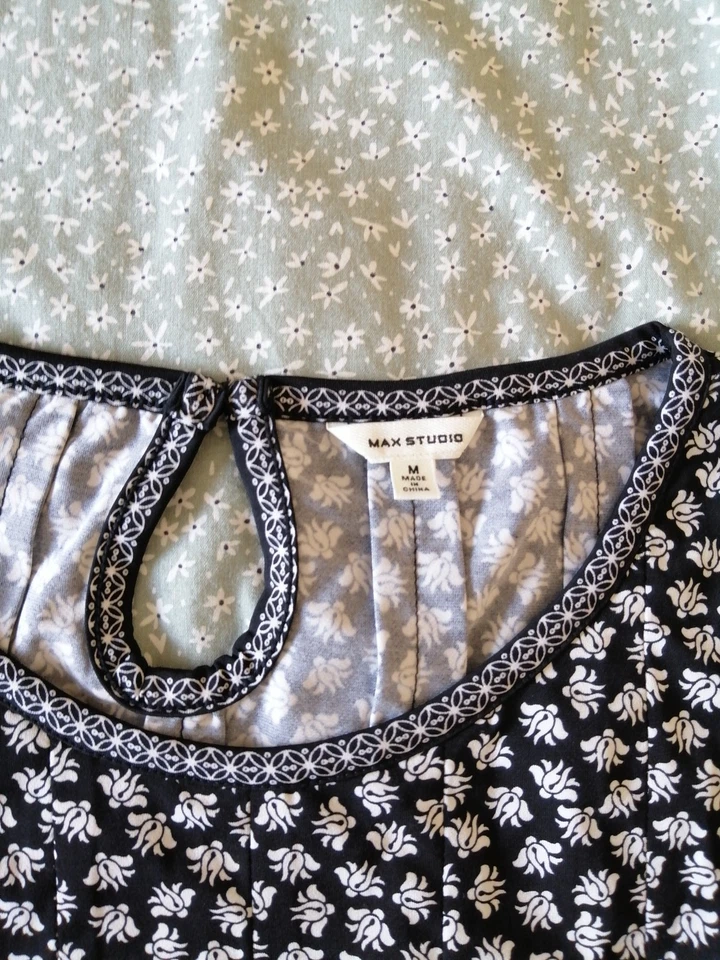 Max Studio Damen Kleid, Gr. M, Mehrfarbig, Polyester, Spandex - Bild 2 von 4