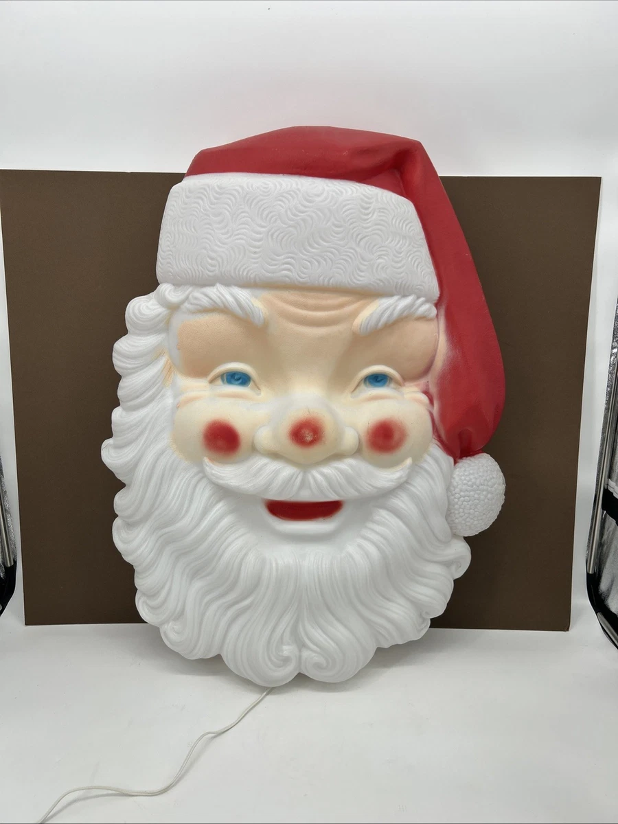 Lighted Santa Face In Christmas Lights (1946-1990) for sale | eBay