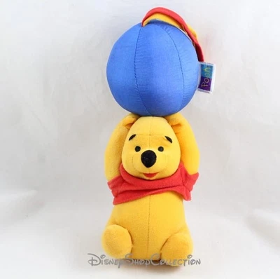 Peluche musicale Winnie l'ourson THE FIRST YEARS Disney ballon bleu 27 cm (MO) - Photo 1/3