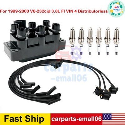 New Ignition Coil +Spark plugs + Wireset for Ford Mustang Mazda B3000 MPV FD-488
