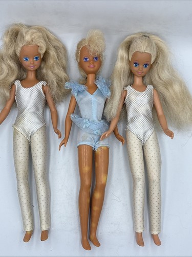 Lot Of 3, Vintage Skipper Barbie Dolls 1987
