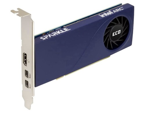 SPARKLE Intel Arc A310 equipped, 50W power consumption, "graphics card SA310C-4G - Bild 4 von 6