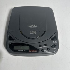 Saisho CDX 101A Portable CD Player Retro Discman Style Tested Working GOOD