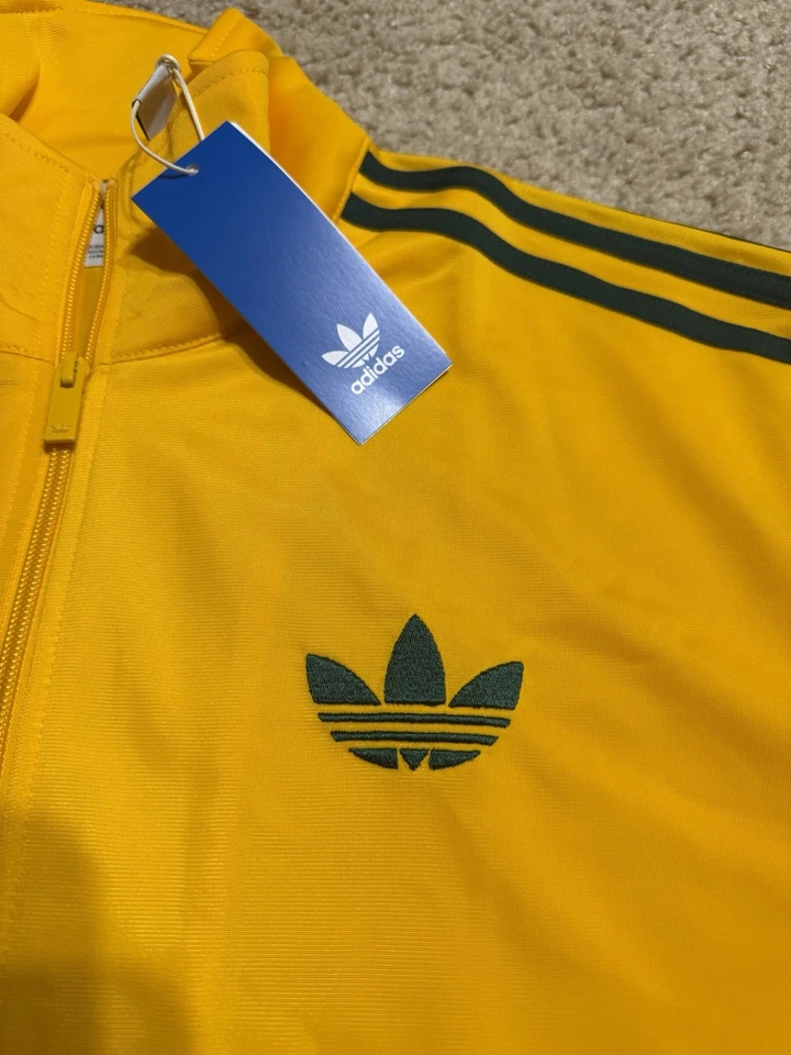 adidas Originals Firebird Womens Tracksuit Yellow Green Loose Fit New Sz S, M, L - image 4 of 4