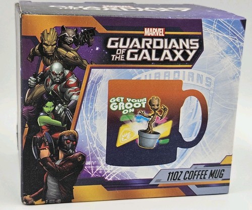 Brand New 11oz Guardians of The Galaxy Groot Coffee Mug Get Your Groot On - Picture 3 of 5