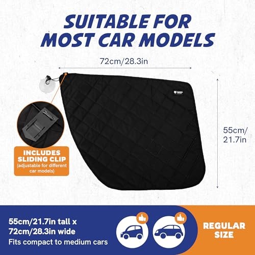 Protector de puerta de coche para perros - Forro acolchado antiarañazos con regular - Imagen 4 de 8