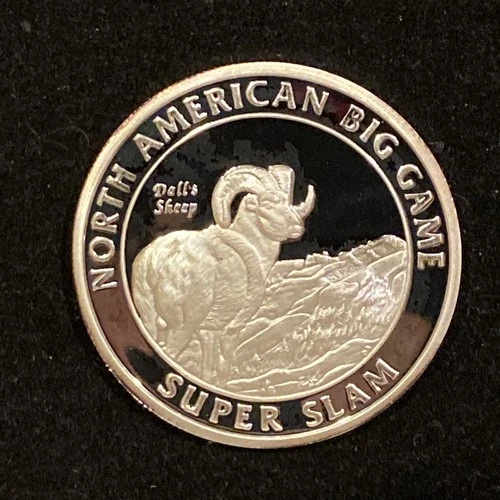 1 Oz Silver Round – North American Hunting Club Dall's Sheep Super Slam