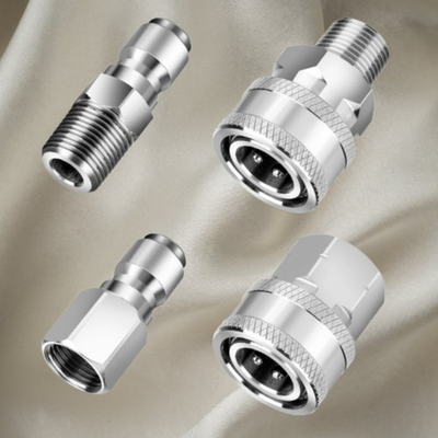 #ad 4PCS 3 8 Inch NPT Female and Male Pressure Washer Quick Connect Fittings 5000PSI $13.99