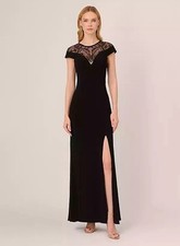NWT Adrianna Papell Black  dress Size 2