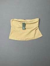 Wild Fable Women's light tan Tube Top Size LARGE Gold