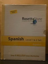 Rosetta Stone Spanish Level 1 2 Homeschool Edition Language Course CD