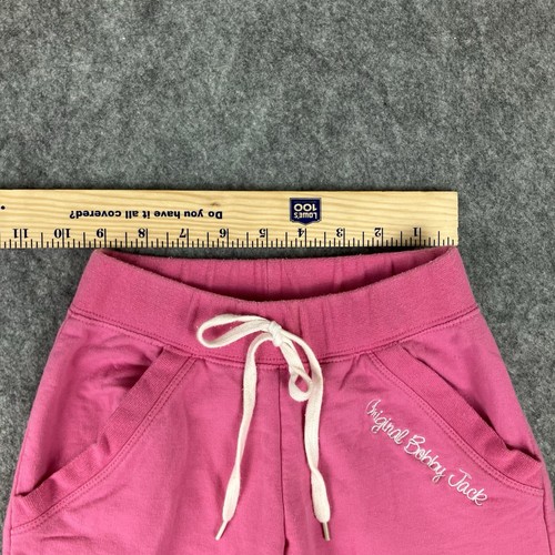Bobby Jack Girls Sweatpants Pink Monkey Logo Vtg Y2K Size Small - Picture 6 of 9
