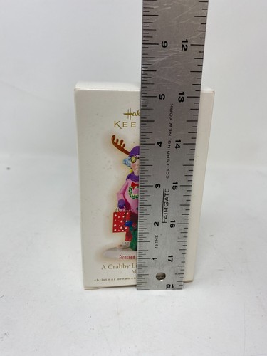 2009 Hallmark Keepsake "Crabby Little Christmas Tree" Maxine Ornament With Box - Imagen 7 de 10