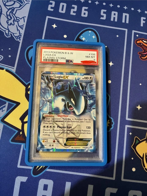 2012 Pokemon Black & White Plasma Storm Lugia EX #108 PSA 8 POP 136 SHIPS NOW