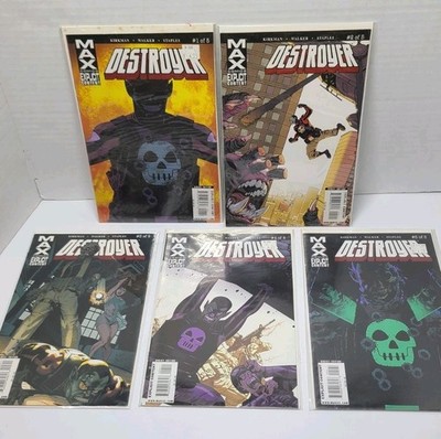 DESTROYER #1-5 COMPLETE! 2009 Marvel Max ROBERT KIRKMAN Cory Walker 