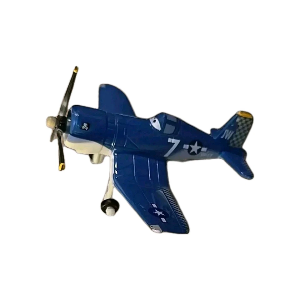 Aviones Disney Pixar Skipper Riley #7 Diecast Metal Fire & Rescue  Foto 4 de 4