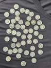 Lot Of 50 Mercury Silver Dimes