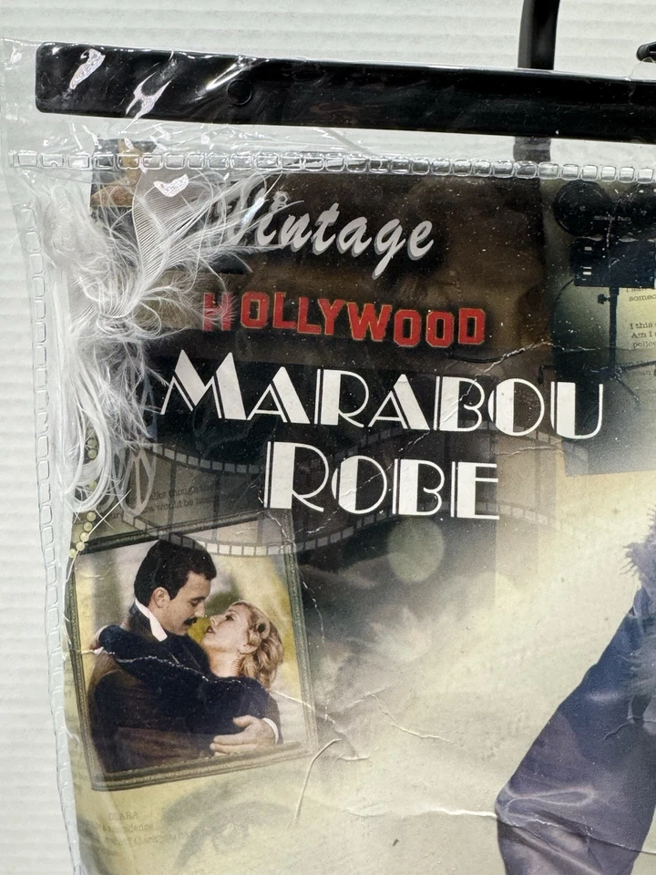 De Colección Hollywood Adulto Bata Disfraz Juegos con disfraces Halloween Para Mujer Talla 14-16 Blanco Foto 3 de 4