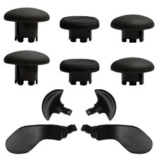 10-in-1 Metal Thumbsticks Replacement for PS5 Dualsense Edge Controller,4 Met...