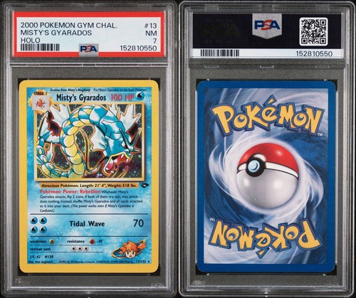 Misty's Gyarados (Unlimited) graded PSA 7 for sale on eBay