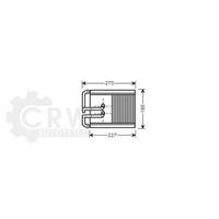 AVA Quality Cooling WäRmetauscher HeizungsküHler FüR KIA Sportage 2.0I 16V 2.0