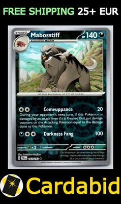 Mabosstiff - PAL #143/193 SV02: Paldea Evolved Reverse Holofoil LP
