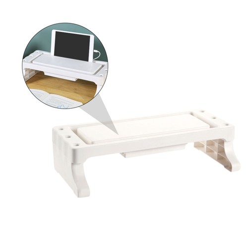 1Pc Monitor Elevated Stand Computer Elevated Shelf Home Desktop Monitor Rack - 第 6/12 張圖片