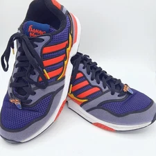 Adidas The Simpsons ZX 1000 C Flaming Moe's Shoes Mens Size 8.5 Purple H05709