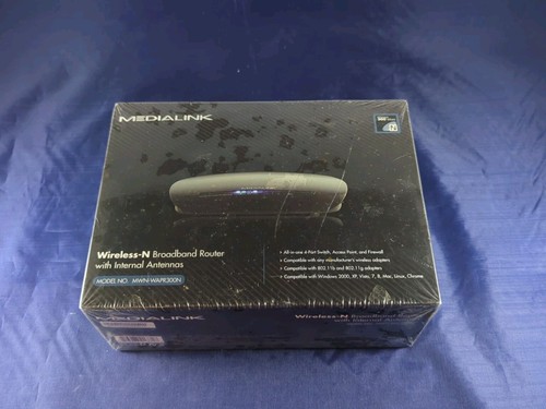 Medialink Wireless-N Broadband Router With Internal Antennas - 802.11b/g/n NEW - Picture 1 of 2