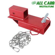 2" Hitch Receiver Forklift Trailers Towing Adapter Pallet Forks Attachment