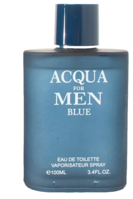 Acqua For Men Blue Cologne EDT By EBC Fragrances Spray