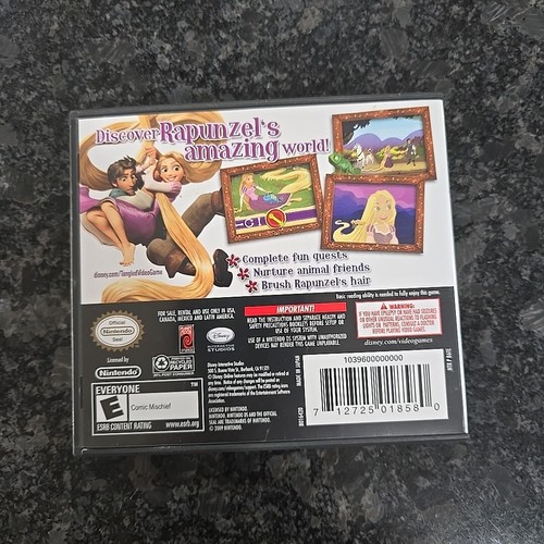 Tangled (Nintendo DS)  Lite Dsi 3DS XL 2DS Complete W/ Manual And Poster Disney - Picture 4 of 13
