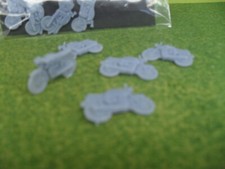 New No.99 OOGAUGE 1:76 MOTOR BIKES x5 unpainted. suit Hornby / Peco