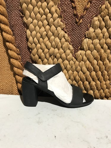 Sandalias de vestir NATURALIZER GenN Trace de cuero negro con correa al tobillo talla 7M de EE. UU. - Imagen 2 de 8