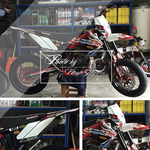 Graphics Kit Vinyl Decal for GAS GAS EC 125 200 250 300 450 2T 4T 2011 2012 2013 - Picture 2 of 15