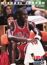1992 SkyBox USA  Michael Jordan Card #41 Off the Court Chicago Bulls