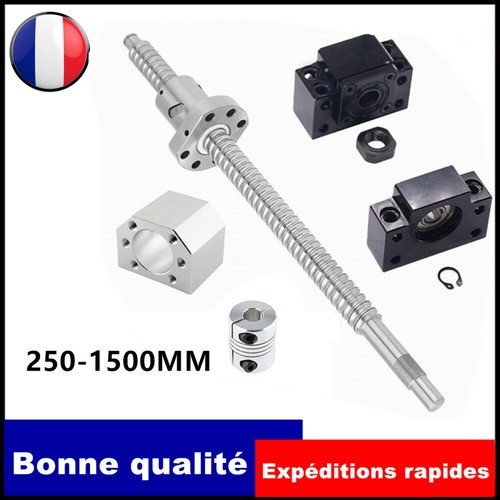 Vis à billes RM1605/RM1204/RM2005 et palier fixe et bloc décrou et couplage CNC - Picture 27 of 51