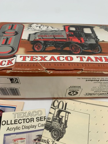Ertl Collectibles 1910 Mack Texaco Tanker Die-cast Locking Coin Bank 12 Series - Picture 12 of 12