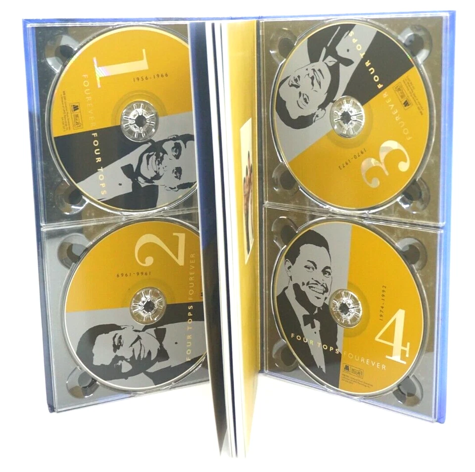 The Four Tops : FOUREVER 4 CD BOOK SET - MOTOWN - LEVI STUBBS - RARE ! - Image 4 of 4