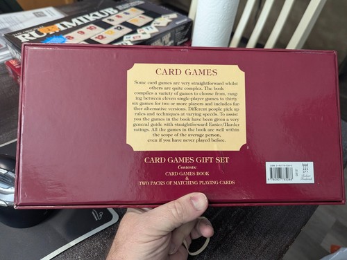 50 CARD GAMES Gift Set by NAC Bathe 100% COMPLETE 2 Decks still in SHRINK WRAP - Picture 7 of 7