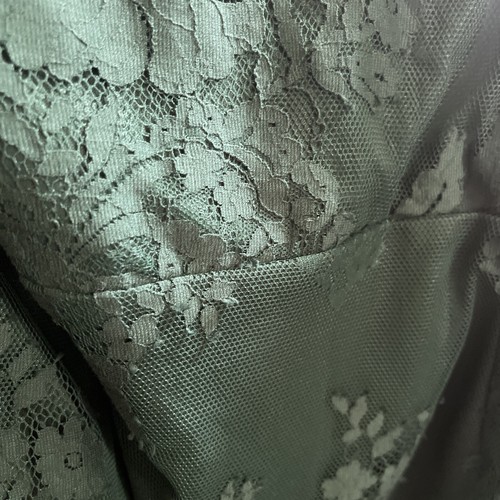 Lipsy Green Lace Bodycon Dress 12 UK Long Sleeve Party Occasion Wedding Xmas - Picture 9 of 14