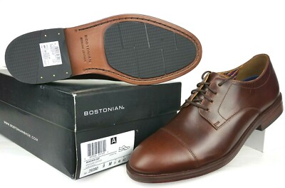 Bostonian Men’s McKewen Cap Toe  Brown Leather Oxford 13M Bostonian Men main image 3