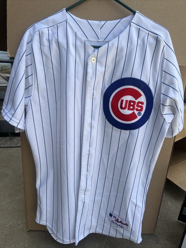 Vintage Chicago Cubs Authentic On-Field Majestic Home Jersey 44/L