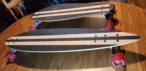 G&S Fiber Composite Derringer 28" + HB Pintail 37" beide von Original Skateboards. - Bild 8 von 21