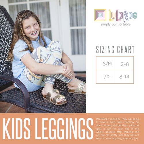 Two Pairs S/M Kids LuLaRoe Leggings Solid Black Fits Kids 2 - 6 Unisex 2 Pack - Picture 7 of 7