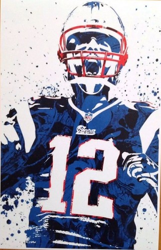 Tom Brady New England Patriots Super Bowl 6 X Champion LIII Poster Varieties - Picture 9 of 24