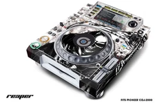 Skin Decal Sticker Wrap for Pioneer CDJ 2000 Turntable DJ Mixer Pro Audio RPR W